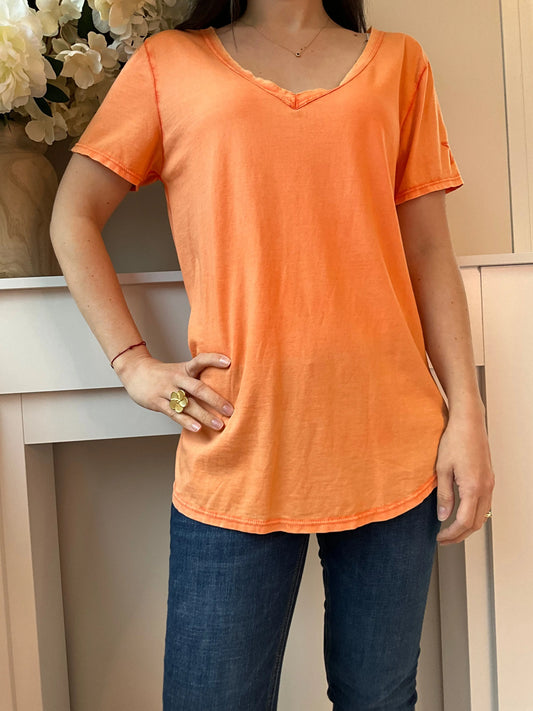 T-shirt HOPE orange Marguerite