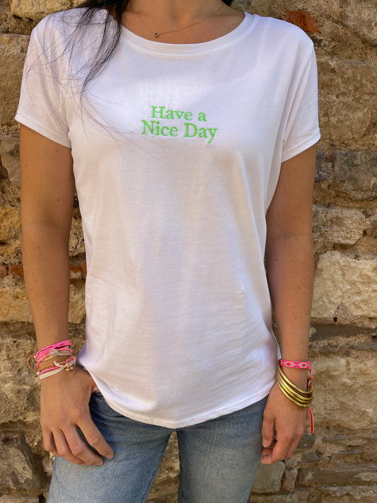 T-shirt NICE - Blanc Marguerite