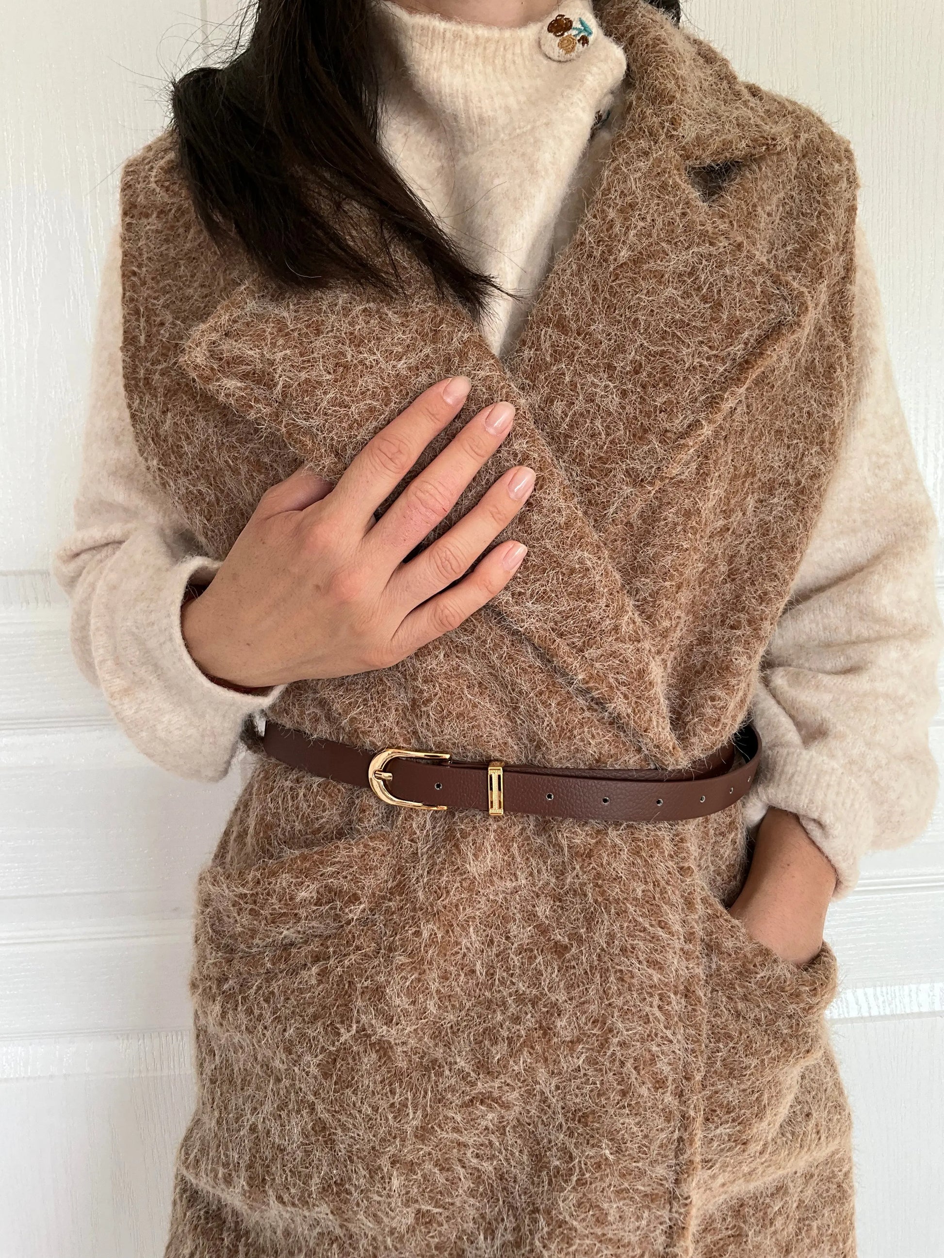 Veste DANA - Camel Marguerite