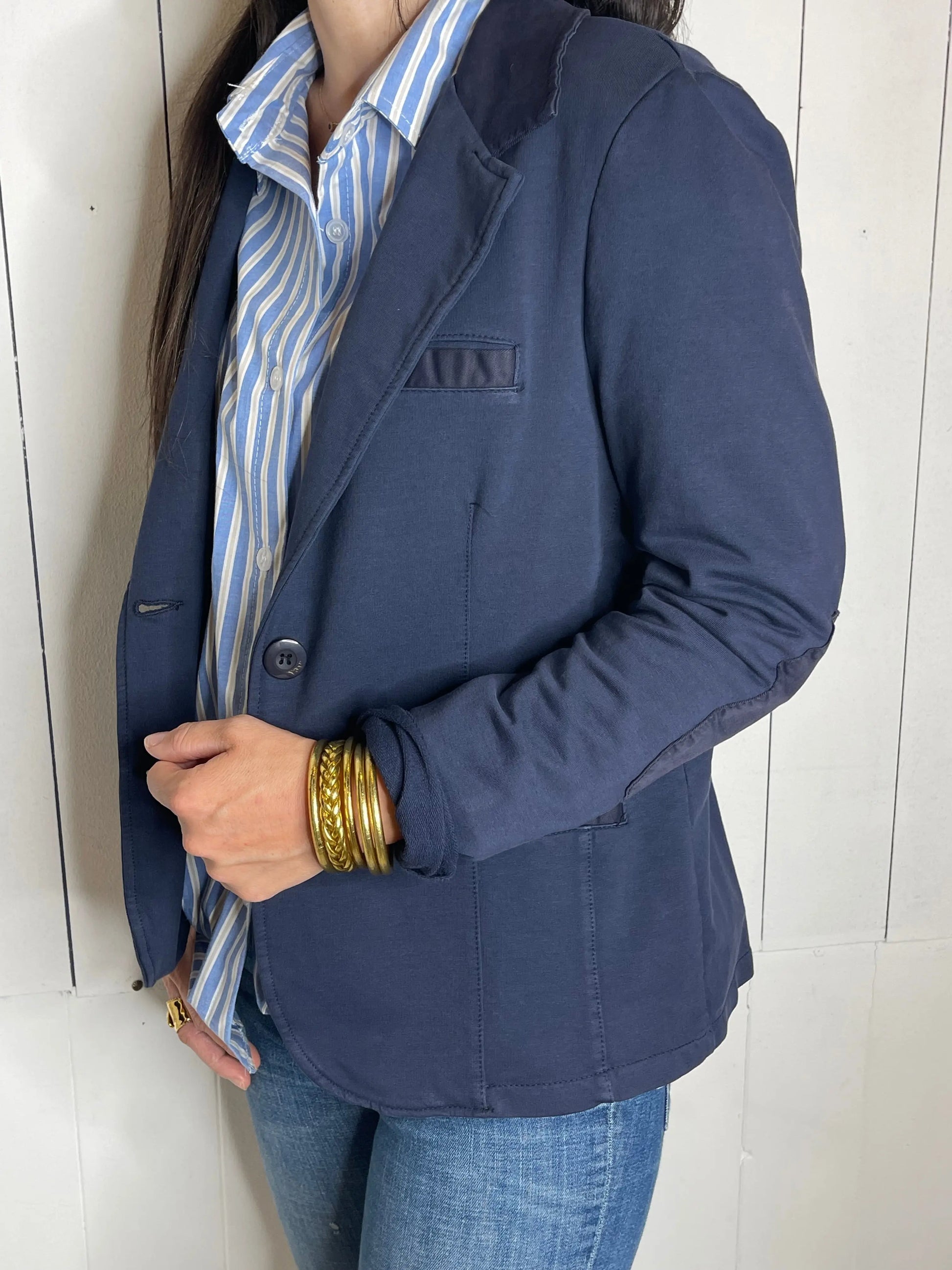 Veste  HELEN - Bleu marine Marguerite