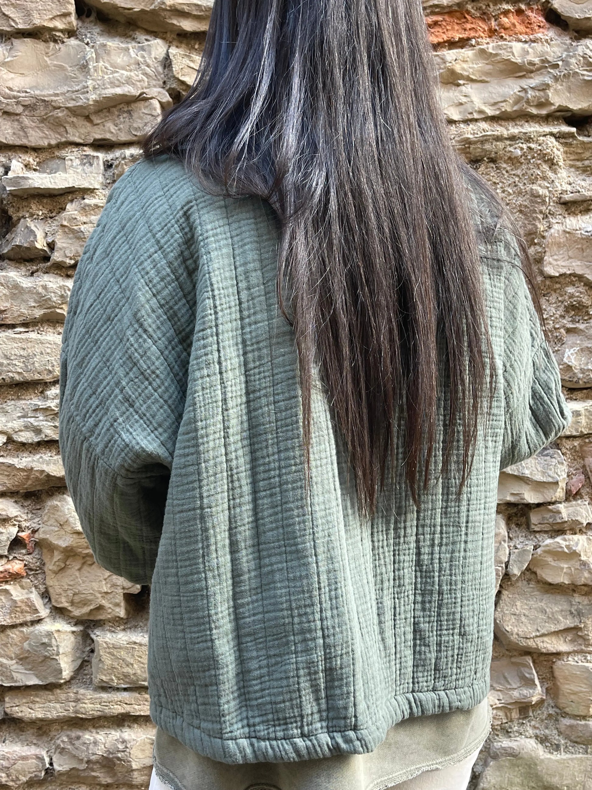 Veste HIPP - Kaki Marguerite