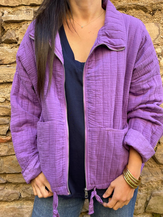 Veste HIPP - Violet Marguerite