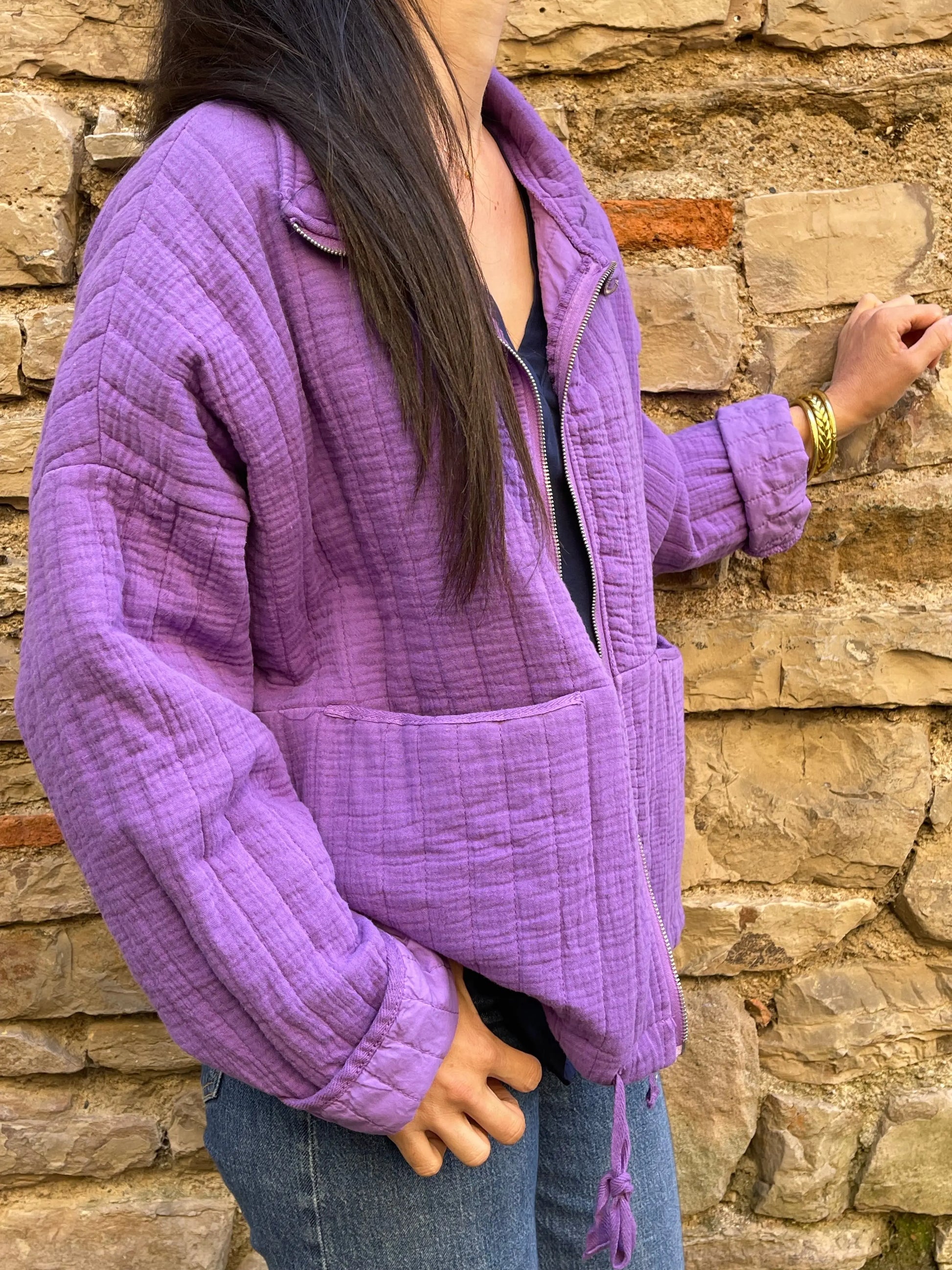 Veste HIPP - Violet Marguerite