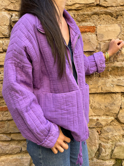 Veste HIPP - Violet Marguerite