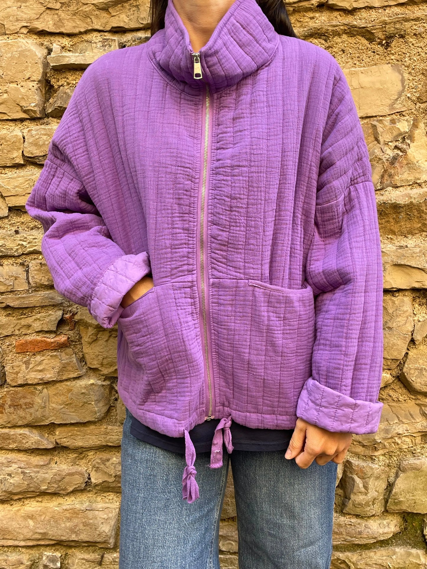 Veste HIPP - Violet Marguerite