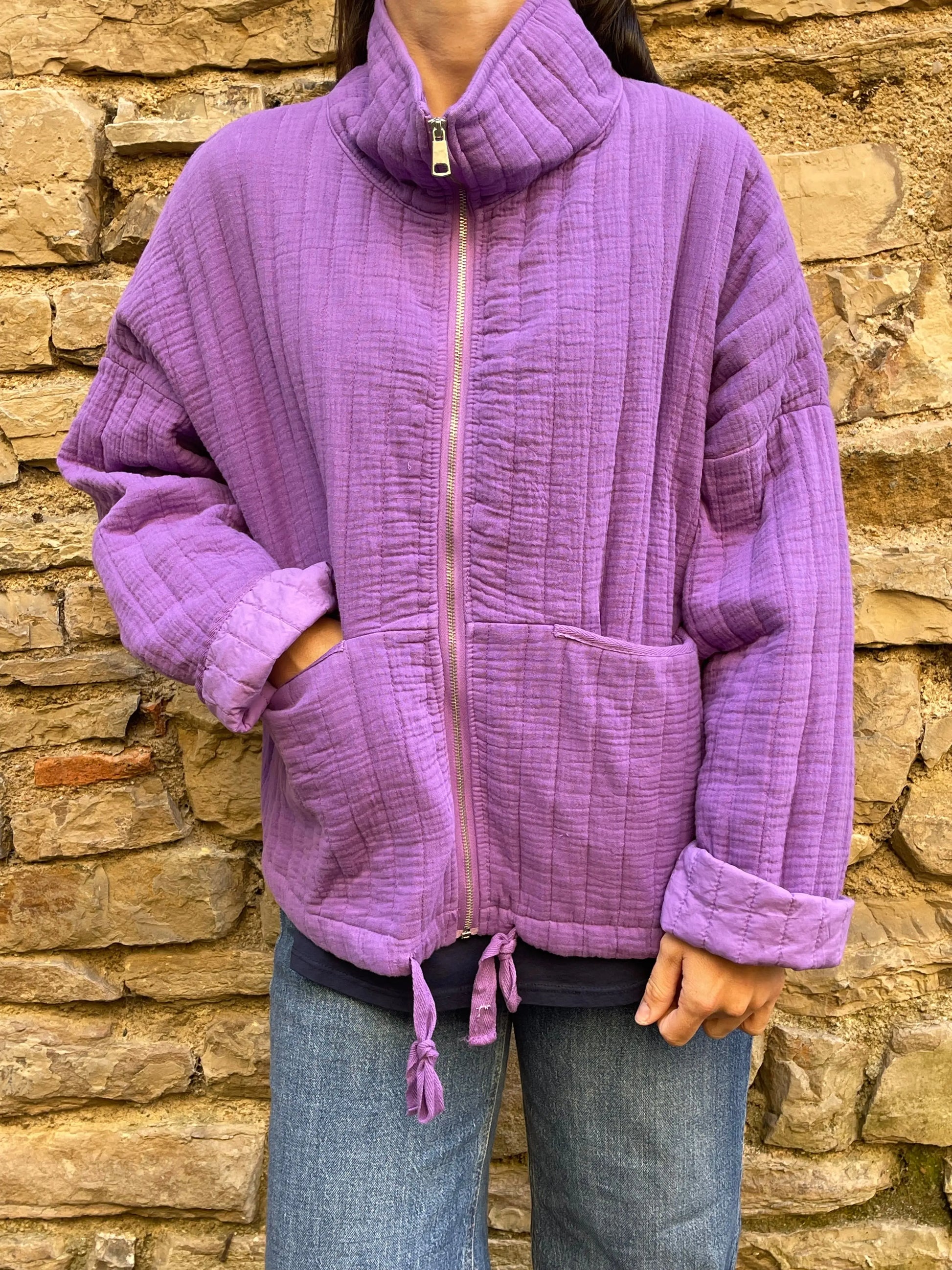 Veste HIPP - Violet Marguerite