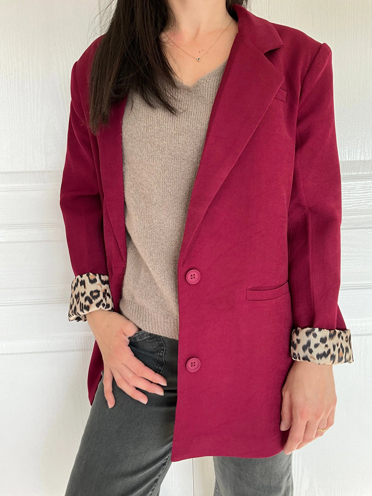 Veste LANA - Bordeaux Marguerite