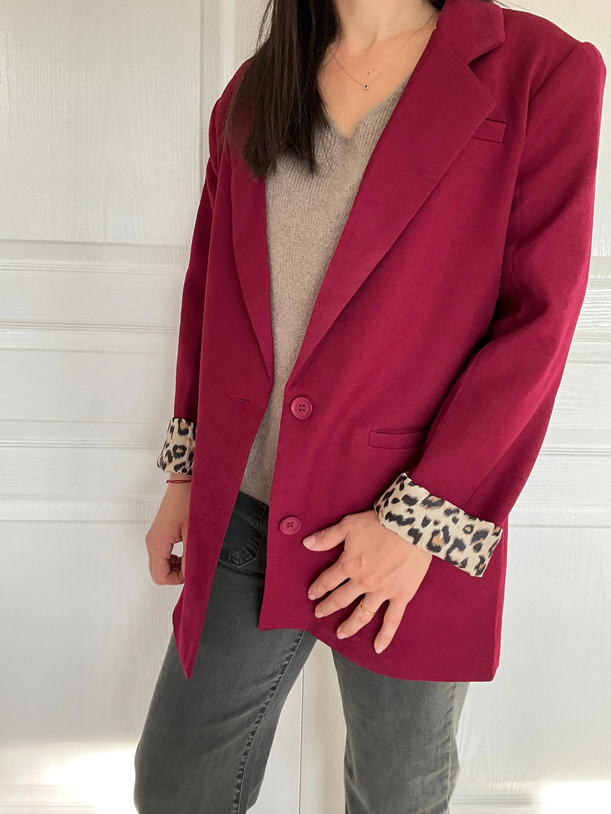 Veste LANA - Bordeaux Marguerite