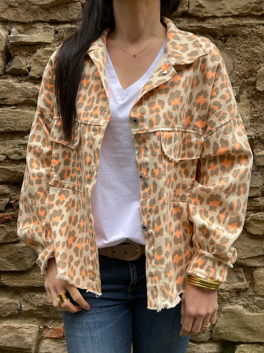 Veste LÉOPARD - Beige Marguerite