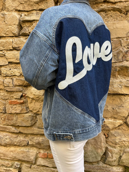 Veste LOVE - Bleu jeans Marguerite