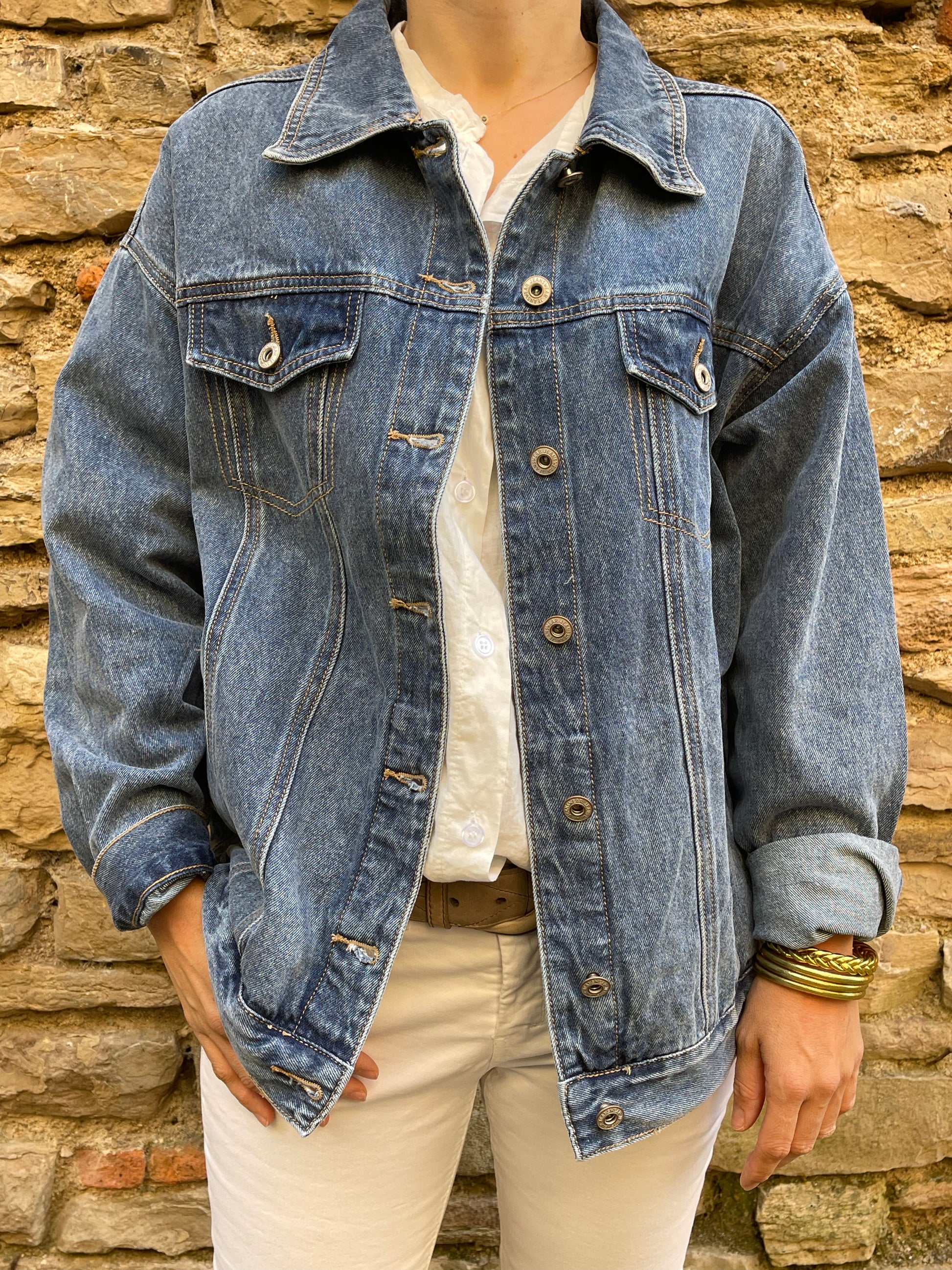Veste LOVE - Bleu jeans Marguerite