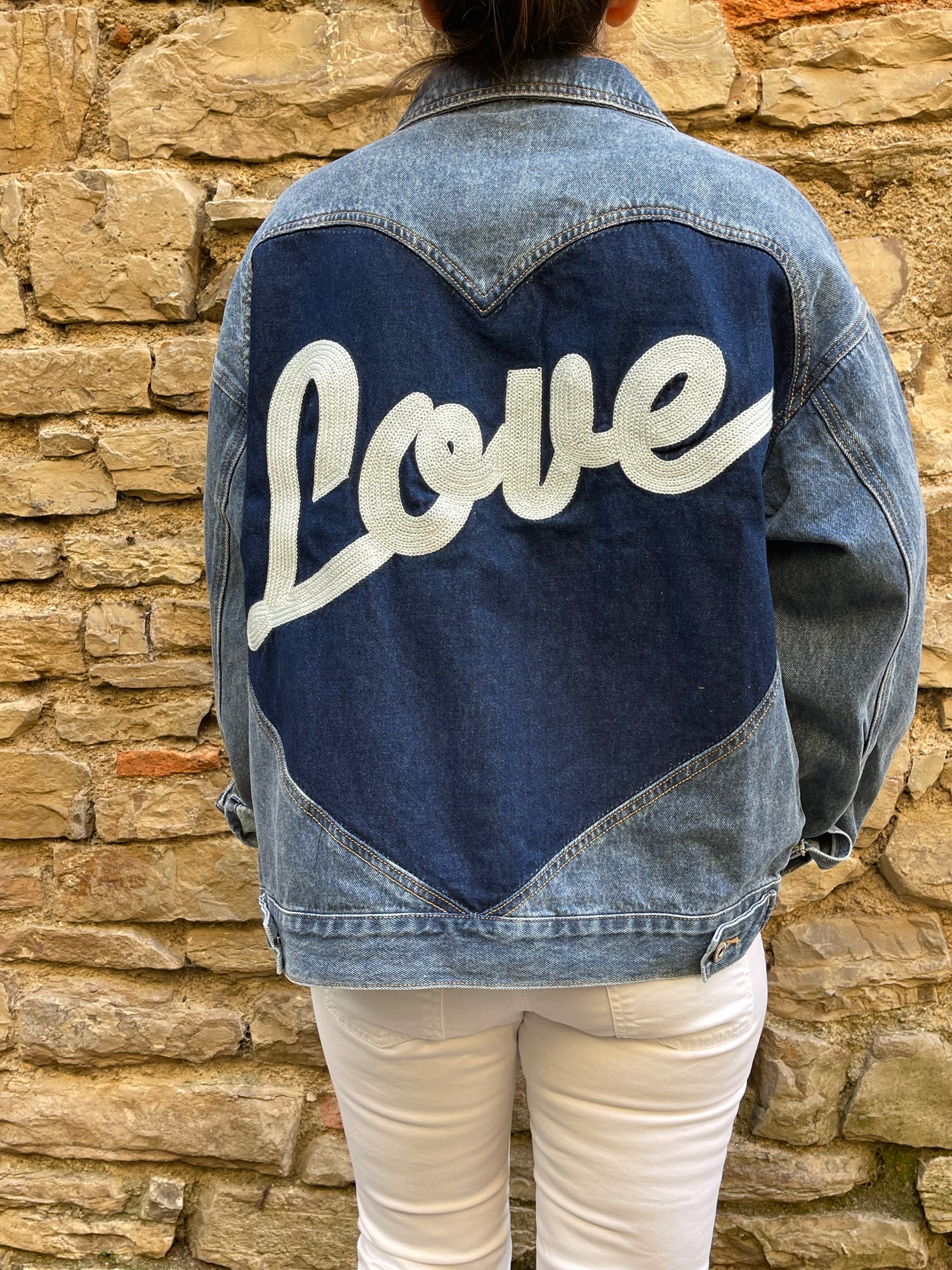 Veste LOVE - Bleu jeans Marguerite