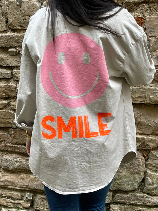 Veste SMILE - Beige Marguerite