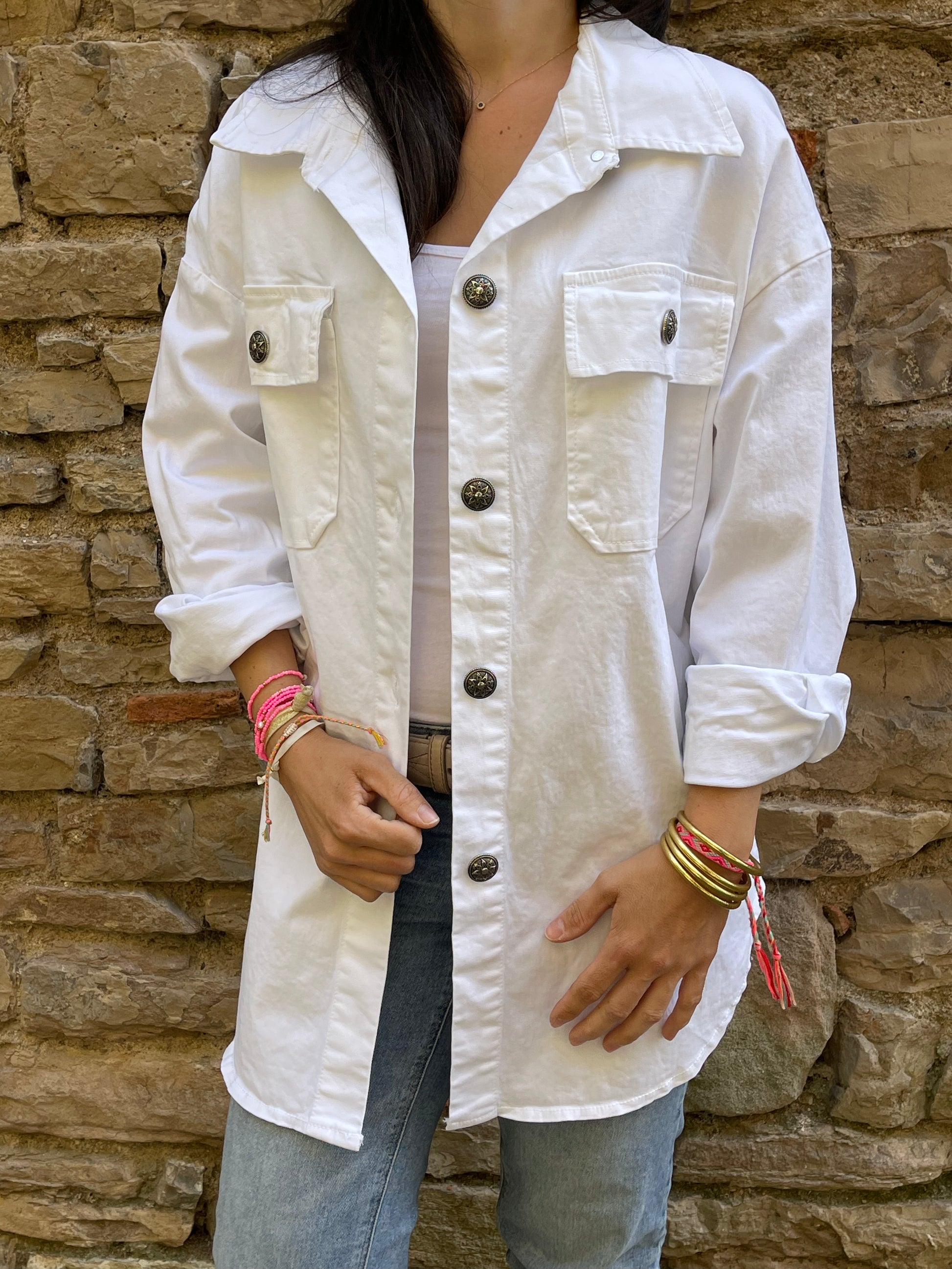 Veste SMILE - Blanche Marguerite