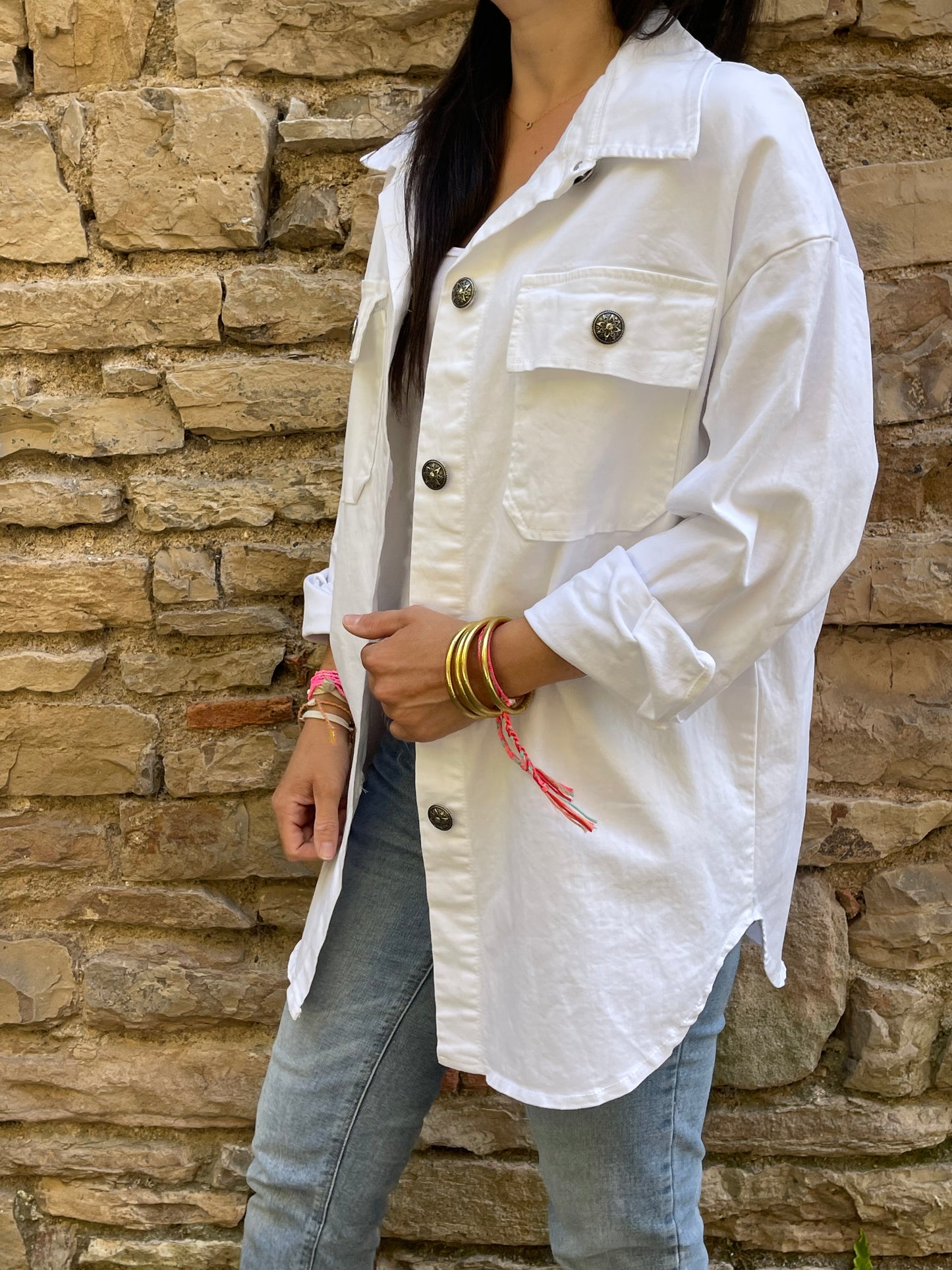 Veste SMILE - Blanche Marguerite