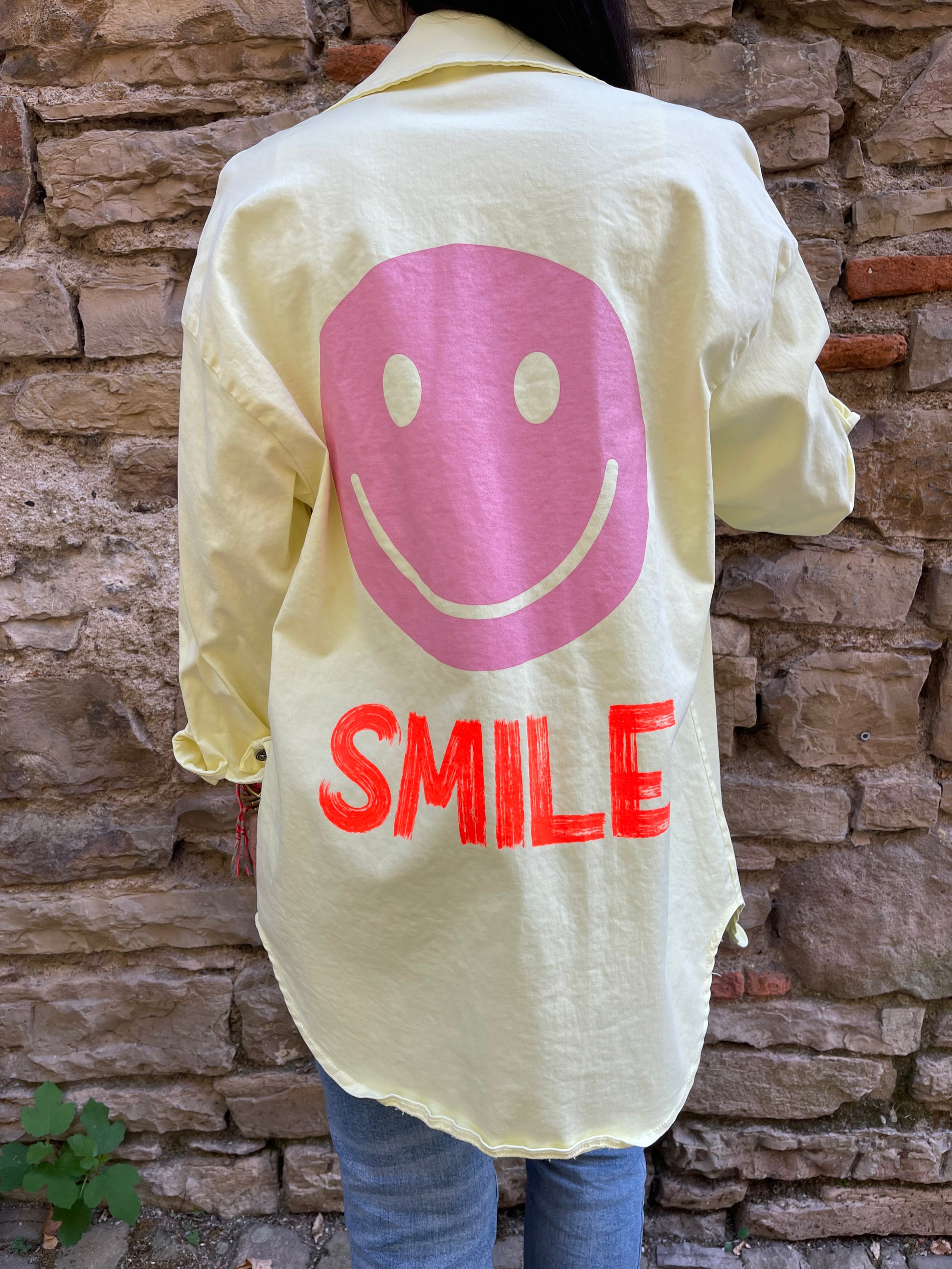 Veste SMILE - Jaune Marguerite