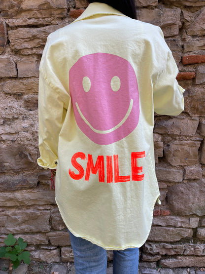 Veste SMILE - Jaune Marguerite