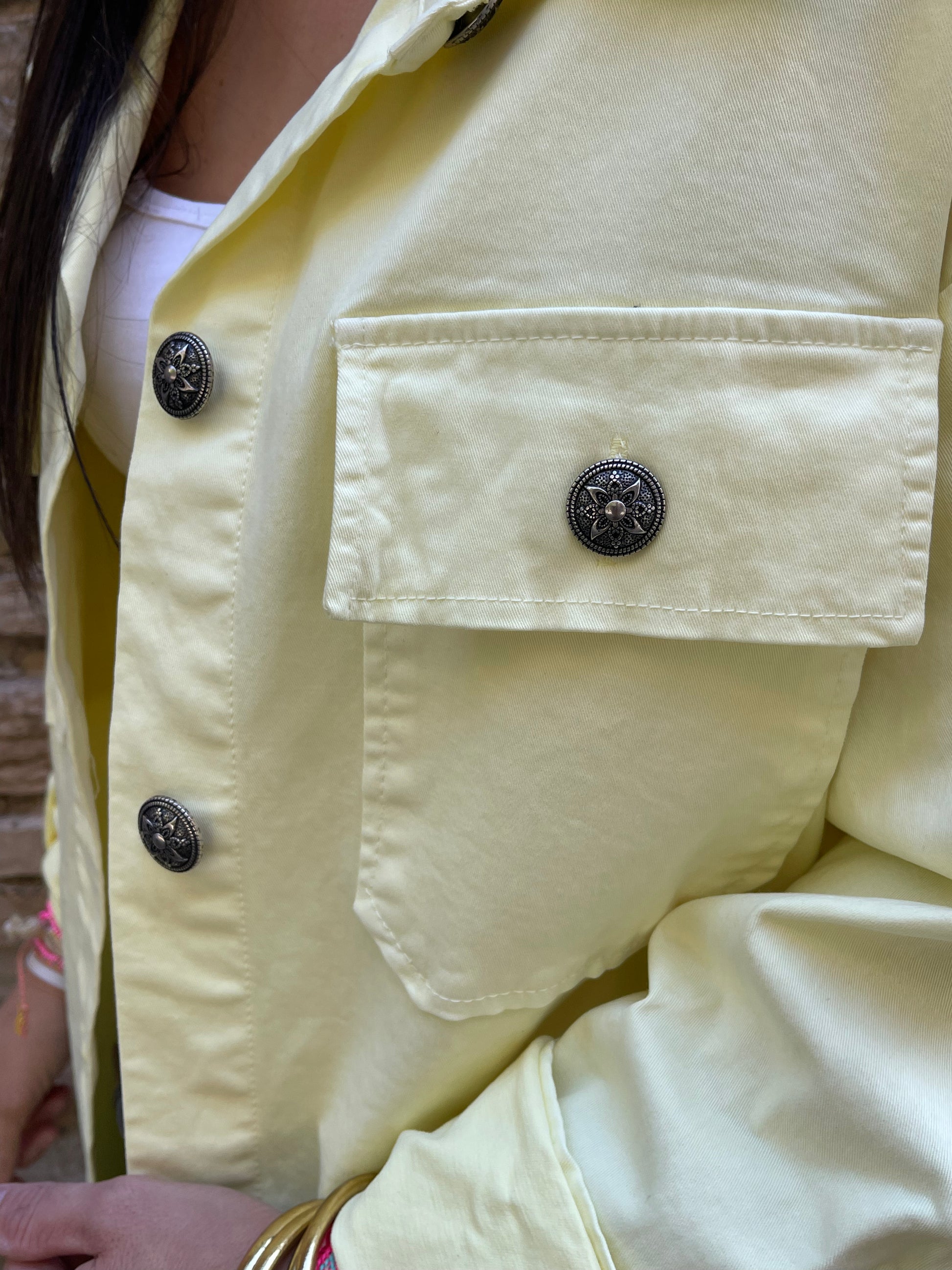 Veste SMILE - Jaune Marguerite