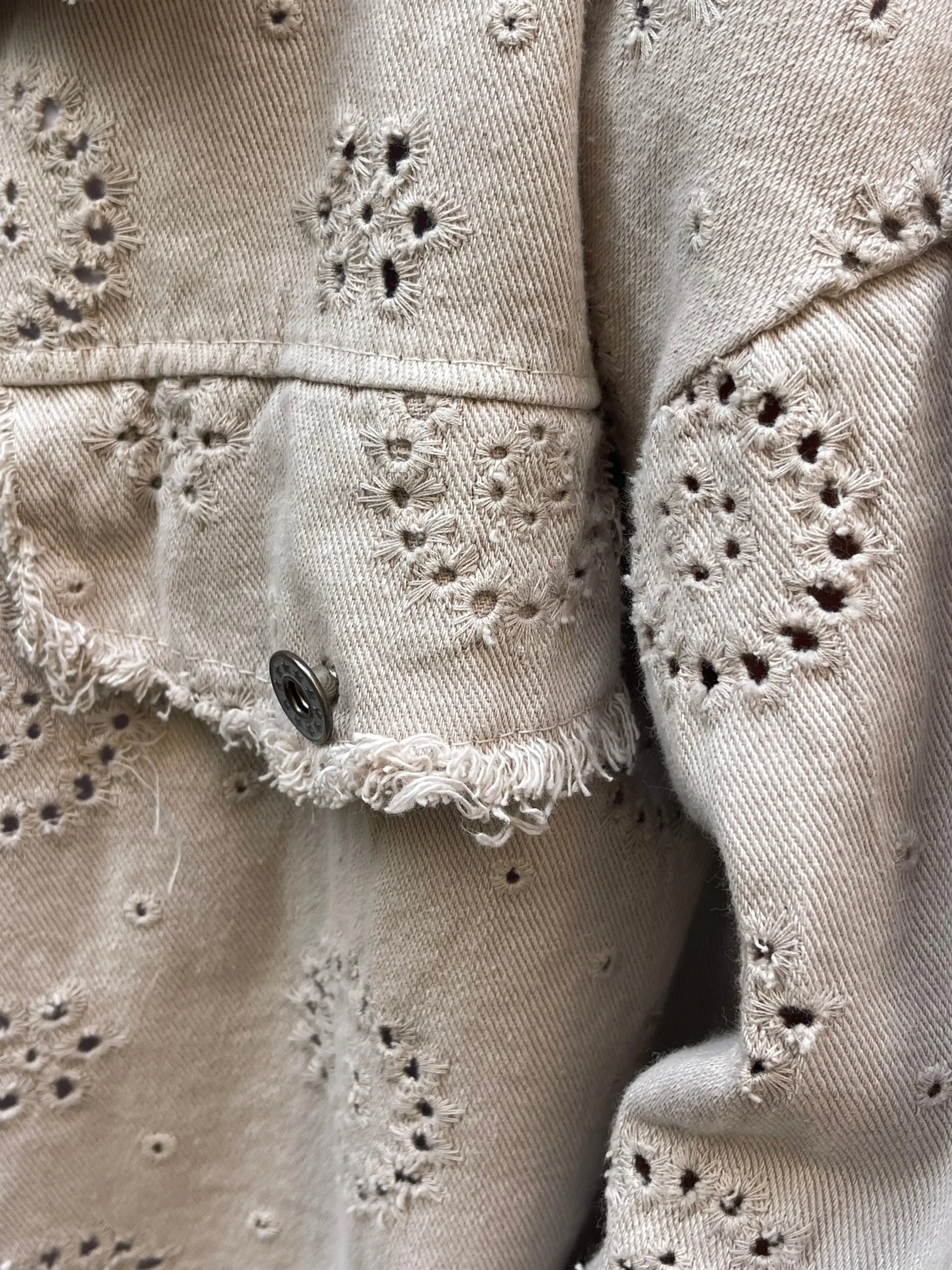 Veste VINTAGE - Beige Marguerite