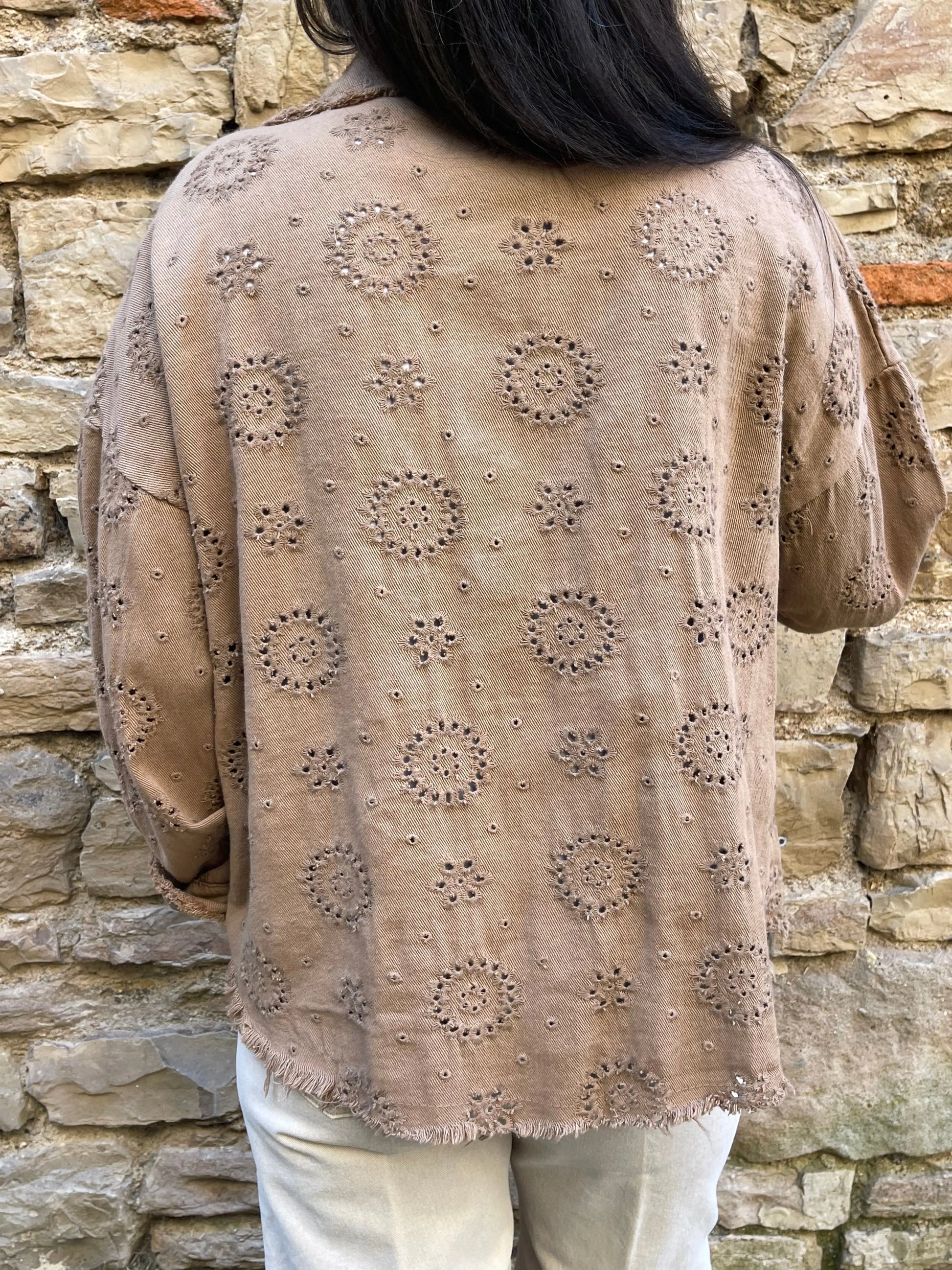 Veste VINTAGE - Camel Marguerite