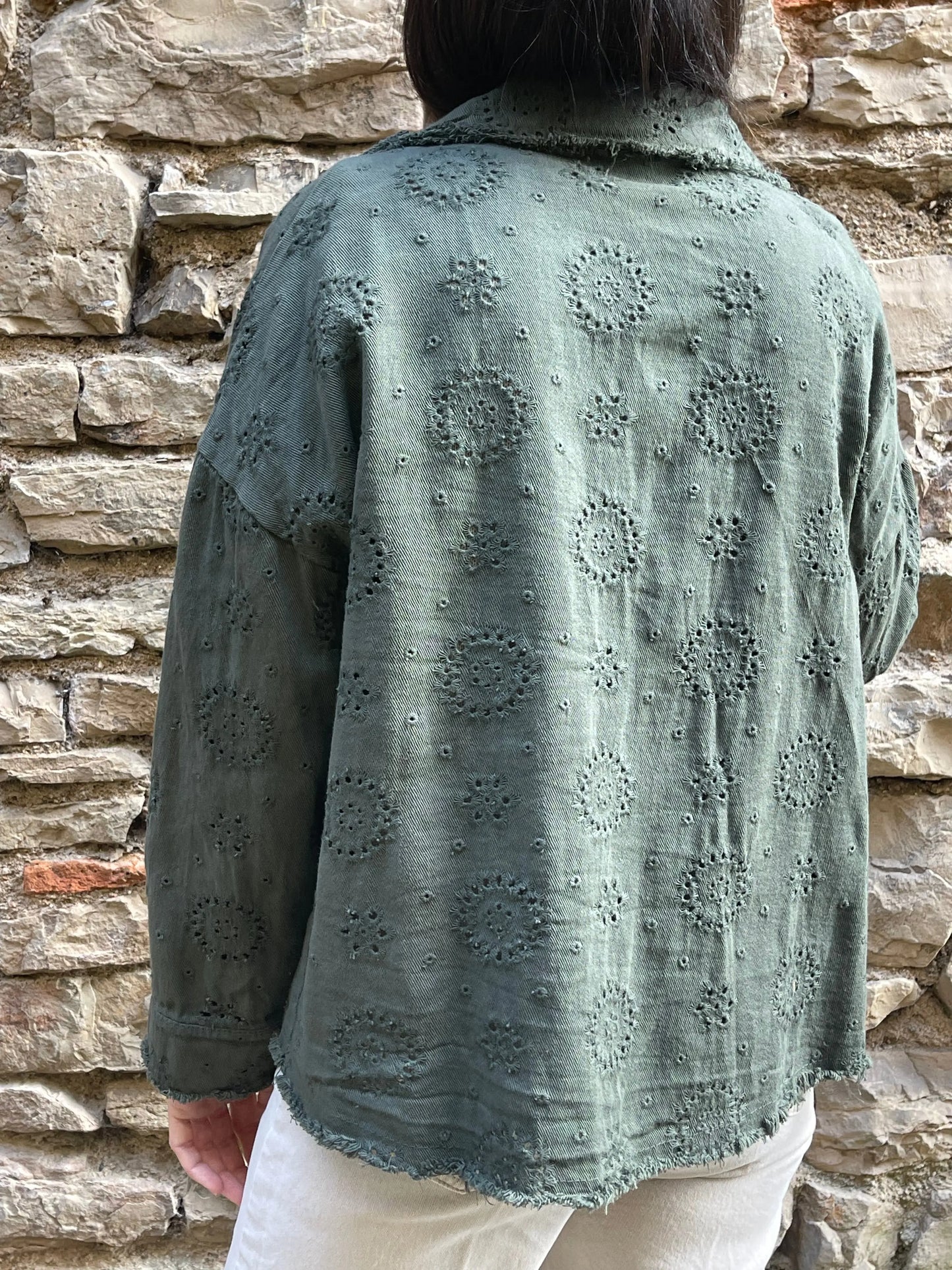 Veste VINTAGE - Kaki Marguerite